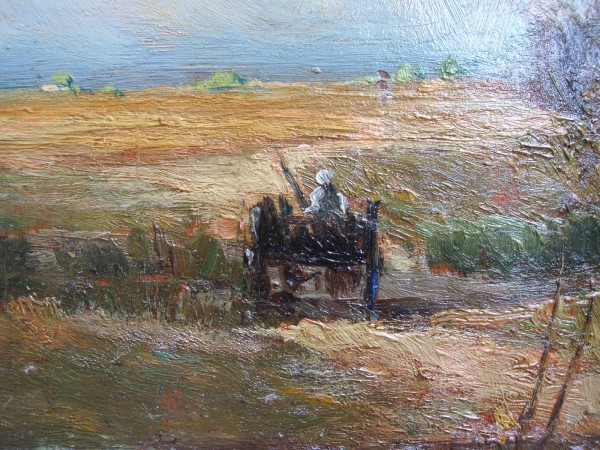 Woman in the field Print