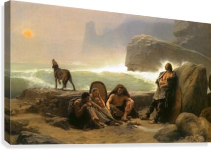 The Gallic coast guard Canvas Print