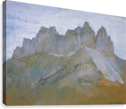 Rochers de Lanfon Canvas Print