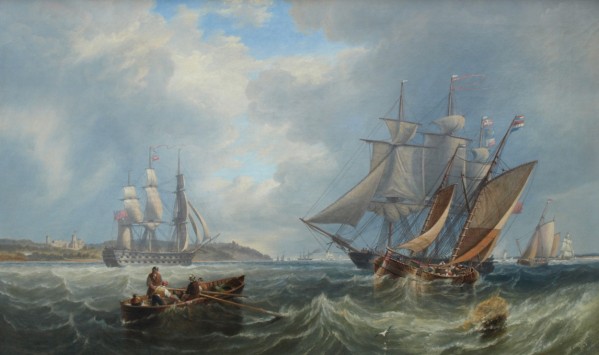 Boats by the sea Print