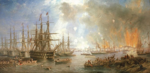 The Bombardment of Sveaborg Print