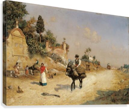 Sevilla, 1837  Canvas Print