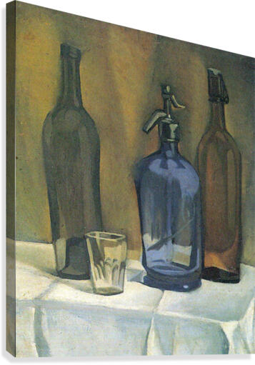 Siphon and bottles Canvas Print