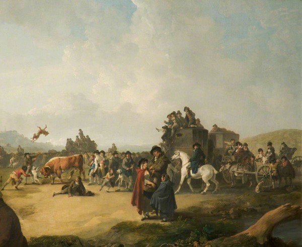 Bull Baiting Print