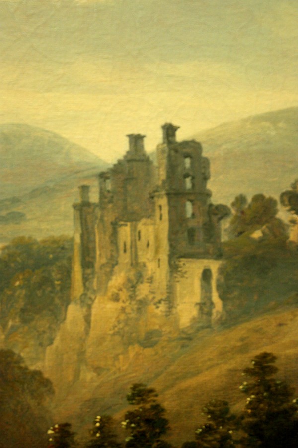 Rosslyn Castle from the east Print