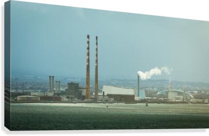 Poolbeg Chimneys Canvas Print