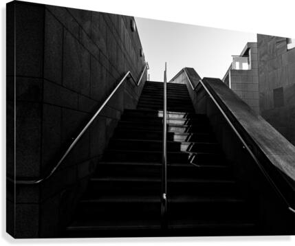 Shaded Steps Canvas Print