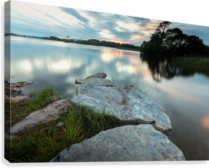 Killarney Lakes Sunset Canvas Print