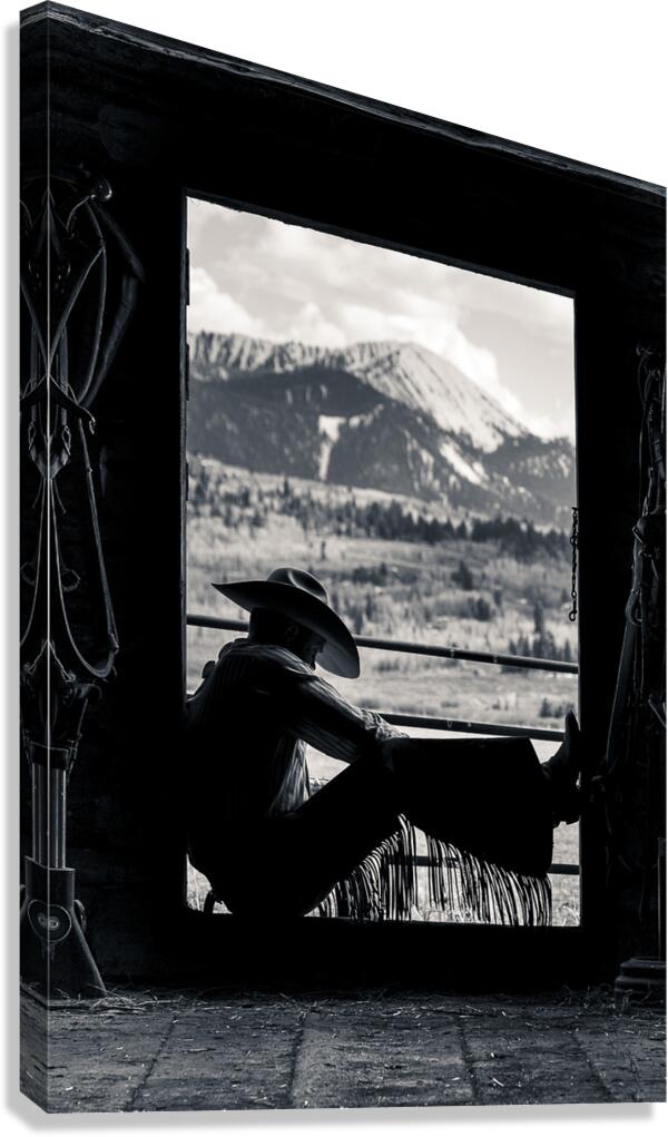 Cowboy Canvas Print