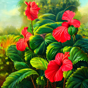 Flower garden Painting