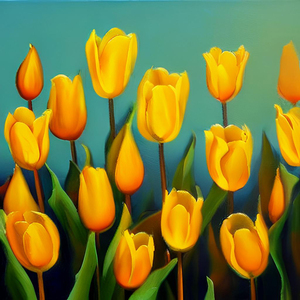 Flower garden Painting