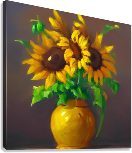 Flower garden Painting Canvas Print