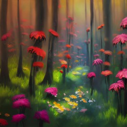 Flower garden Painting