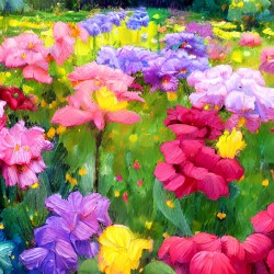 Flower garden Painting