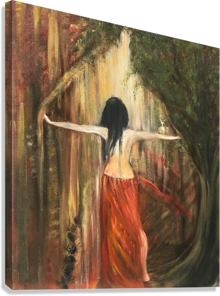 The Mirror Canvas Print