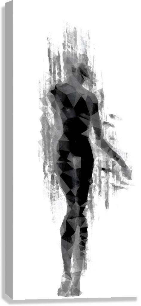 Maya Black Canvas Print