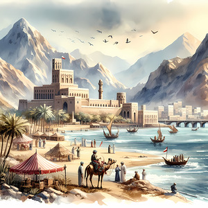 Trade Routes of Old: Castles and Commerce by the Water