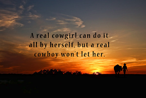 A Real Cowgirl