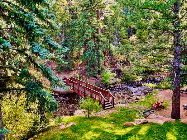Estes Park Bridge by Judy Vincent Photography