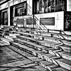 Asian Noir :  Mind The Step :  Fine Art Photography