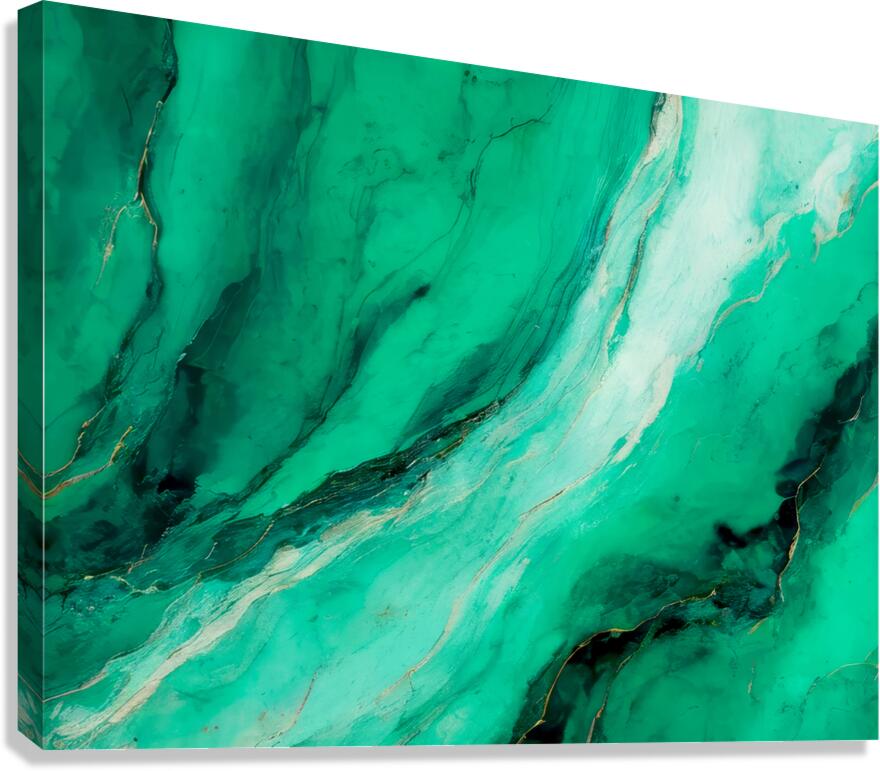 Green Valleys Canvas Print