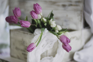Rustic Tulips