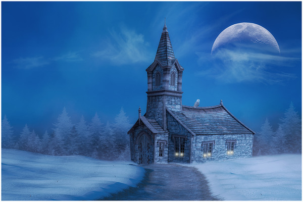 The Church Owl Print