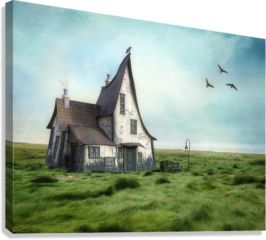 The Marsh Cottage Canvas Print