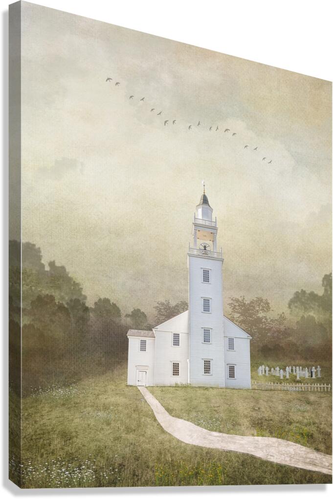 1717 Meeting house Canvas Print