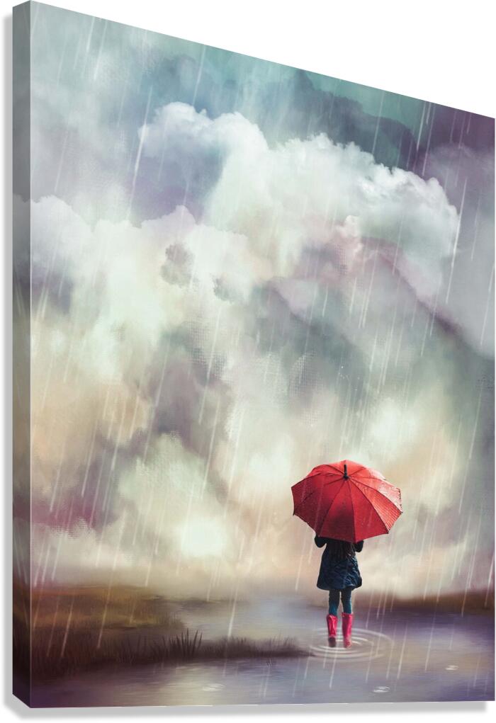 rainy day by Susan Paradise Burke Wall Art