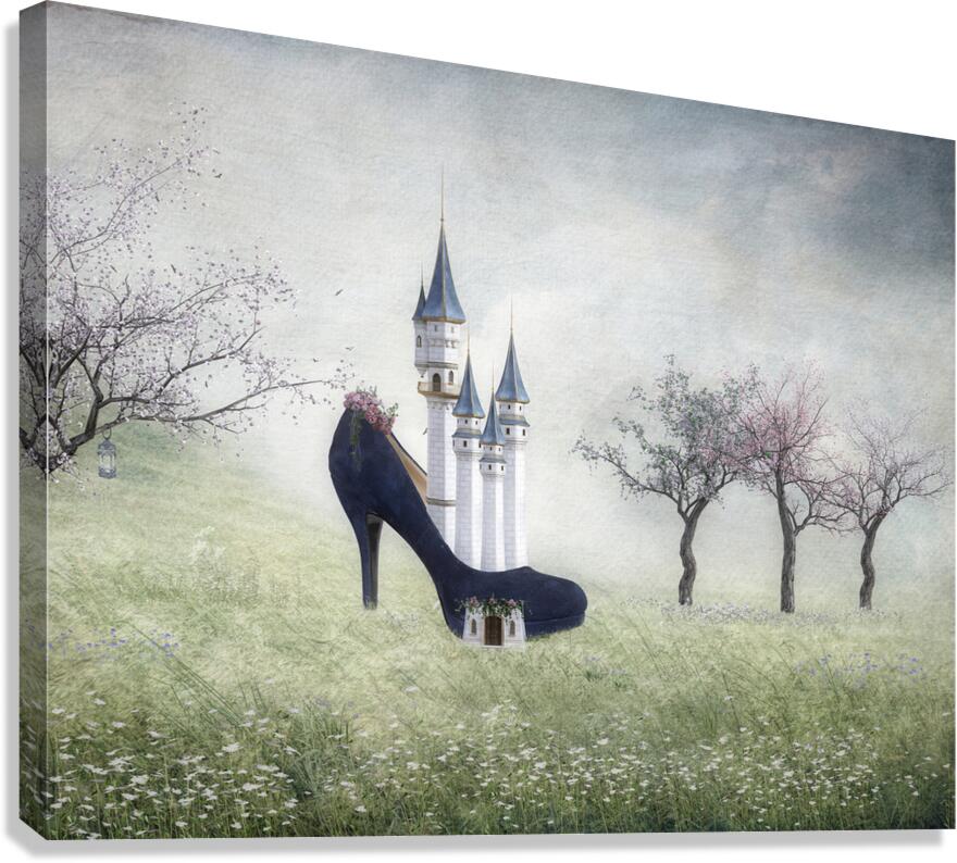 Her Castle Canvas Print
