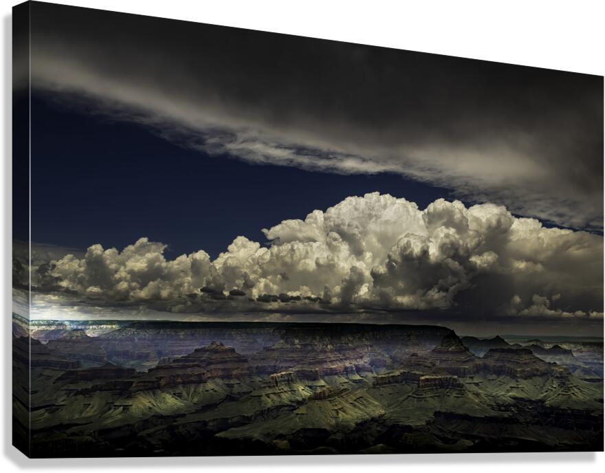 Canyon Storm  Canvas Print