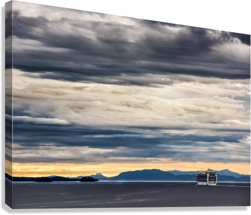 Into the Sunset Canvas Print