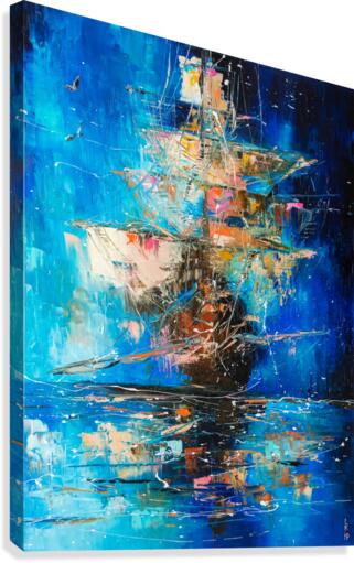 Ghost ship Canvas Print