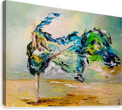 In dance Canvas Print