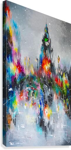 Londons rain Canvas Print