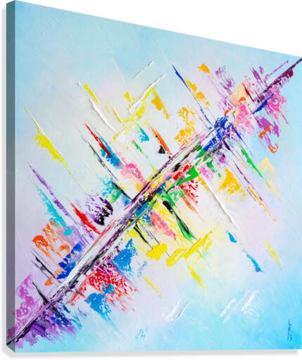 Joy diagonal Canvas Print