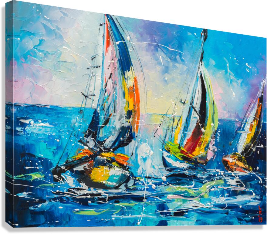 Regatta 2 Canvas Print