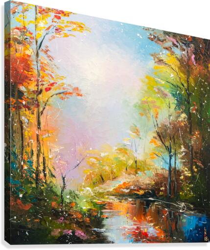 Fall forest Canvas Print