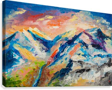 Himalayan landscape Canvas Print