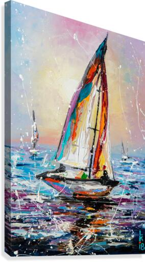 In the wind Canvas Print