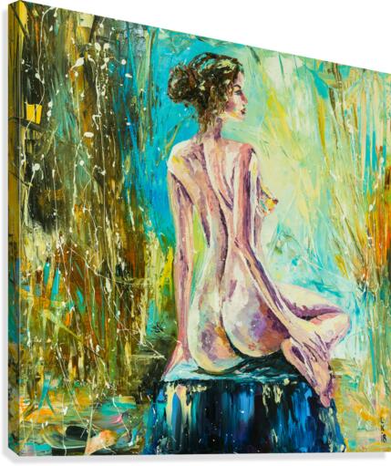 In an empty room Canvas Print