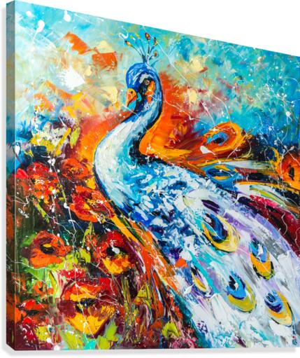 Peacock Canvas Print