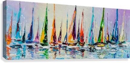 Yachts Canvas Print