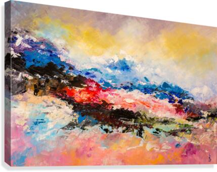 Dreaming volcano Canvas Print