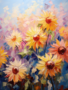 Floral Fanfare: Sunlit Symphony