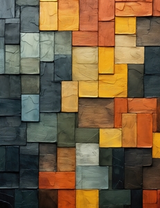 Honey Gold & Sage Green Tilescape