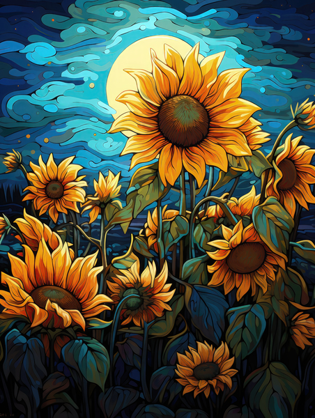 Petal Pizzicato: Vibrant Visions Print