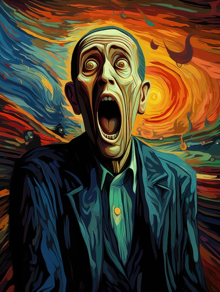 Melancholic Meltdown: Minds Turmoil Print