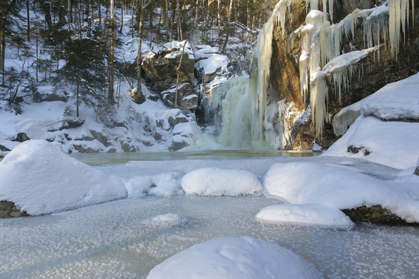 Kinsman Falls - Franconia Notch State Park New Hampshire by ScenicNH Photography